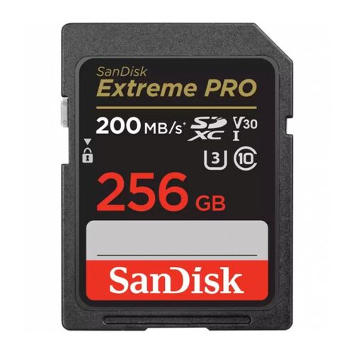 Карта памяти SanDisk Extreme Pro SDXC UHS-I Class 3 V30 200/140 MB/s 256Gb